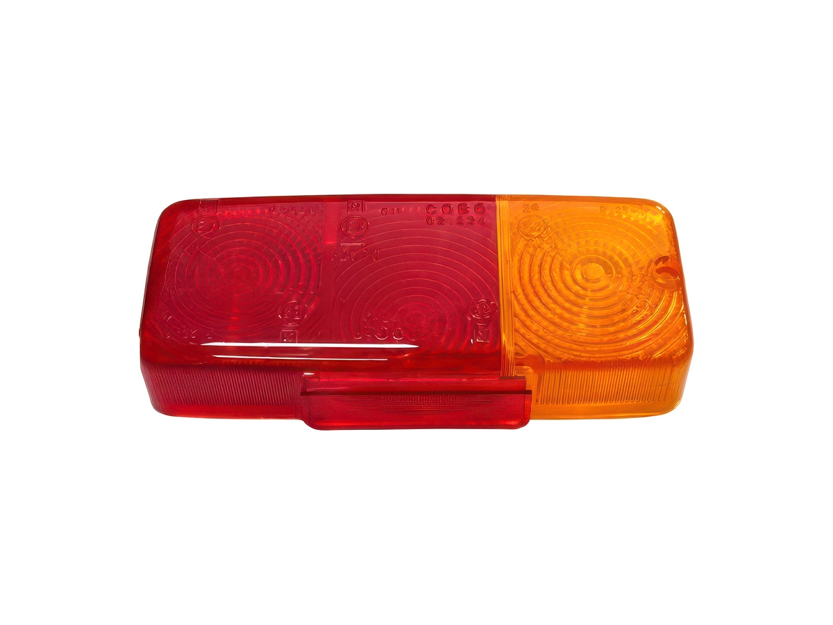 Tail Lamp Lens RH -Orange/Red